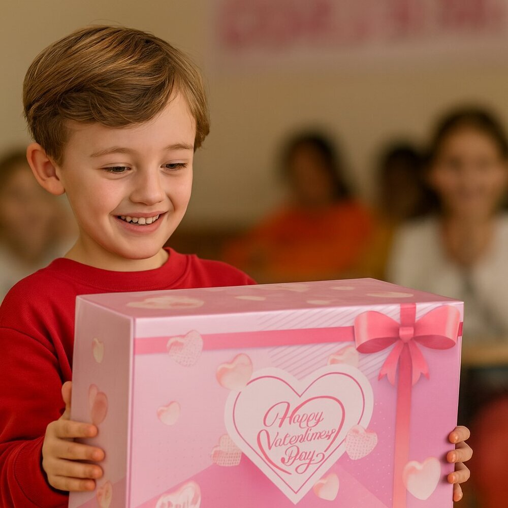 Valentine’s Day Stationery / goodie bags Gift Set Party Favors for Kids - Picture 2 of 12